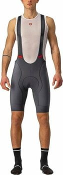 Pantaloncini e pantaloni da ciclismo Castelli Competizione Bibshorts Gunmetal Gray L Pantaloncini e pantaloni da ciclismo - 1