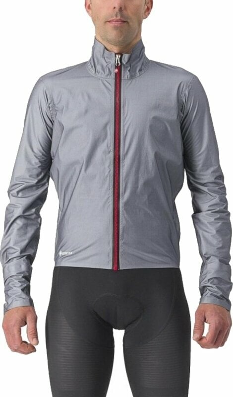 Giacca da ciclismo, gilet Castelli Tempesta Lite Jacket Gray XL Giacca