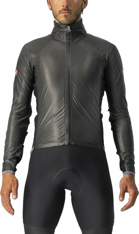 Kerékpár kabát, mellény Castelli Slicker Pro Jacket Black M Kabát