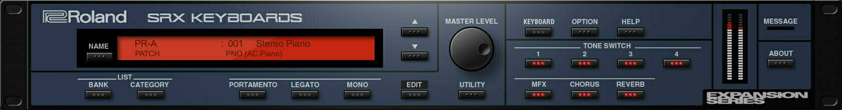 Софтуер за студио VST Instrument Roland SRX KEYBOARDS Key (Дигитален продукт)