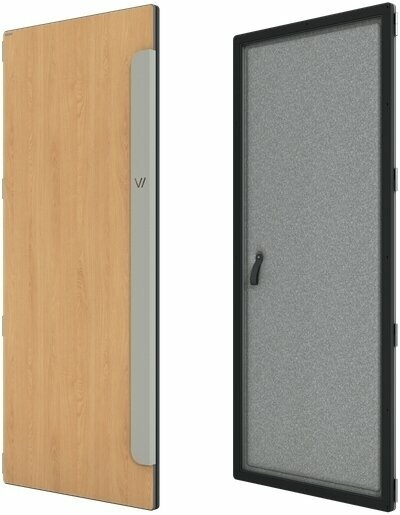Prenosná akustická clona Vicoustic Standard door Natural Oak Natural Oak