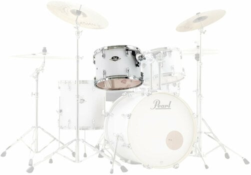 Tom-Tom, Přechodový buben Pearl Export 13"x09" Tom Tom Satin White - 1