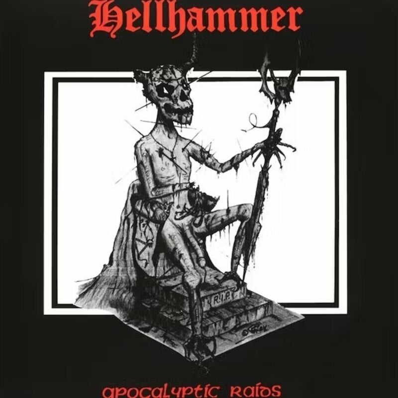 Vinyl Record Hellhammer - Apocalyptic Raids (Red Coloured) (LP)