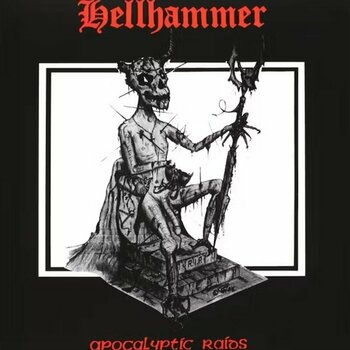 Vinylplade Hellhammer - Apocalyptic Raids (Red Coloured) (LP) - 1