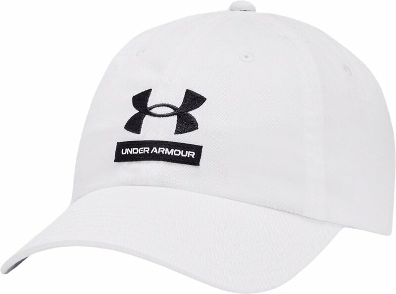 Kape Under Armour Men's UA Branded Hat White/White/Black