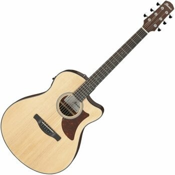 Jumbo elektro-akoestische gitaar Ibanez AAM50CE-OPN Open Pore Natural - 1