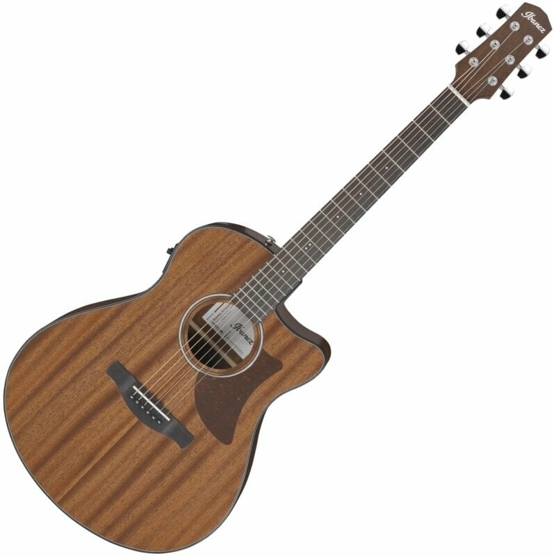 Dreadnought elektro-akoestische gitaar Ibanez AAM54CE-OPN Open Pore Natural