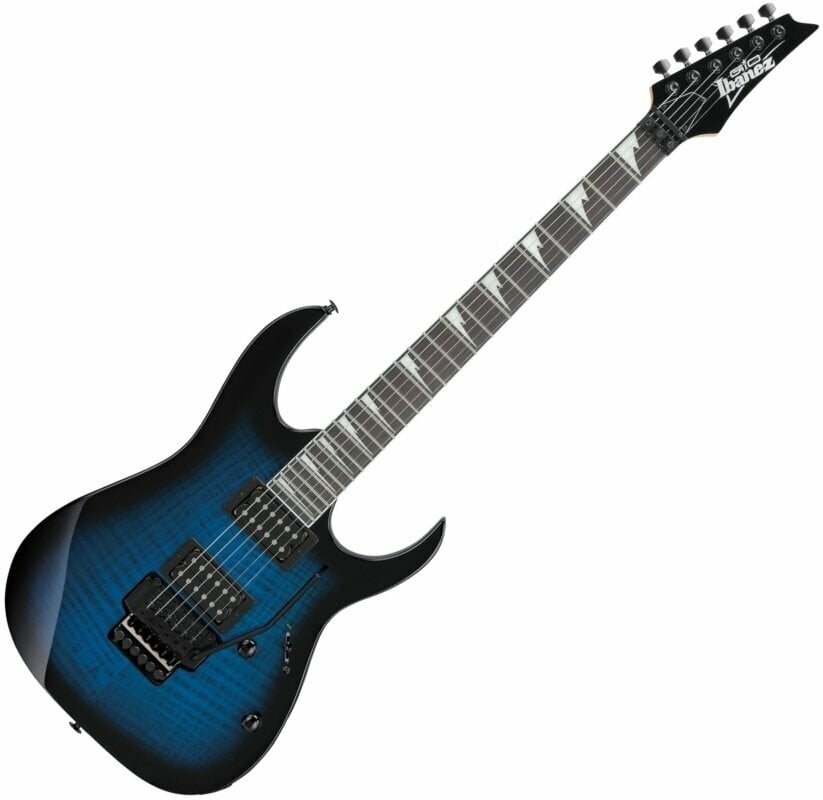 Elektrische gitaar Ibanez GRG320FA-TBS Transparent Blue Sunburst