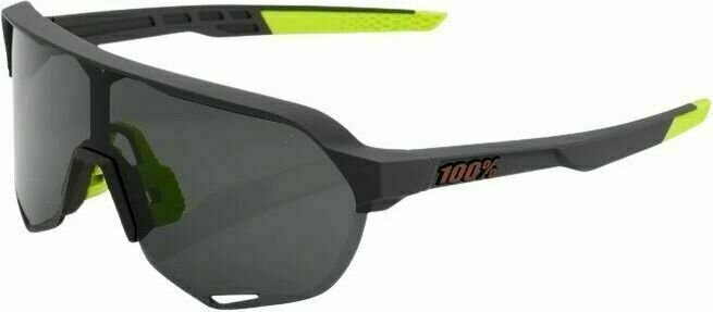 Cycling Glasses 100% S2 Soft Tact Cool Grey/Smoke Lens OS Cycling Glasses