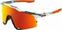 Óculos de ciclismo 100% Speedcraft Soft Tact Grey Camo/HiPER Red Multilayer Mirror Lens Óculos de ciclismo