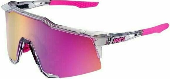 Gafas de ciclismo 100% Speedcraft Polished Translucent Grey/Purple Multilayer Mirror Lens Gafas de ciclismo - 1