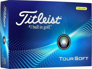 Golf žogice Titleist Tour Soft 2024 Yellow Golf žogice