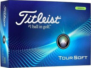 Golf žogice Titleist Tour Soft 2024 Green Golf žogice
