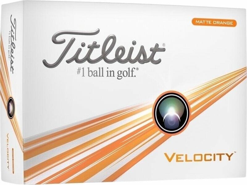 Golfový míček Titleist Velocity 2024 Orange