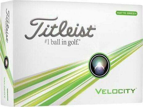 Golf Balls Titleist Velocity 2024 Green - 1
