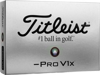Golfové míčky Titleist Pro V1x 2023 White Left Dash Left Dash Golfové míčky