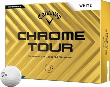 Palle da golf Callaway Chrome Tour White Golf Balls Basic - 1