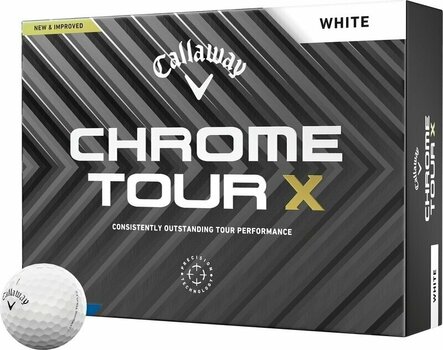 Golf Balls Callaway Chrome Tour X White Golf Balls Basic - 1