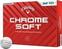Нова топка за голф Callaway Chrome Soft 2024 White Golf Balls 360 Triple Track