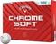 Golfový míček Callaway Chrome Soft 2024 White Golf Balls Triple Track