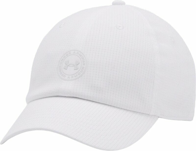 Kappe Under Armour Women's Iso-Chill Armourvent Adjustable Cap White/Distant Gray UNI Kappe