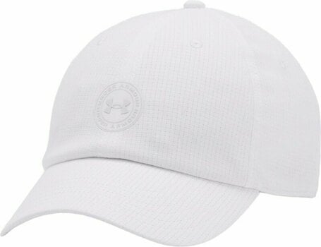 Kappe Under Armour Women's Iso-Chill Armourvent Adjustable Cap White/Distant Gray UNI Kappe - 1