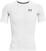 Фитнес тениска Under Armour Men's HeatGear Armour Short Sleeve White/Black XS Фитнес тениска