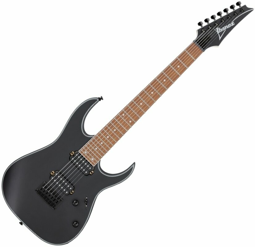 Guitare électrique Ibanez RG7421EX-BKF Black Flat
