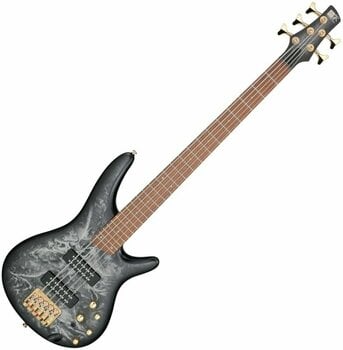 5-string Bassguitar Ibanez SR305EDX-BZM Black Ice Frozen Matte - 1