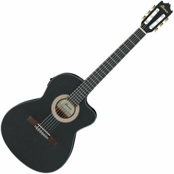 Classical Guitar with Preamp Ibanez GA5MHTCE-WK Weathered Black, Open Pore - 1