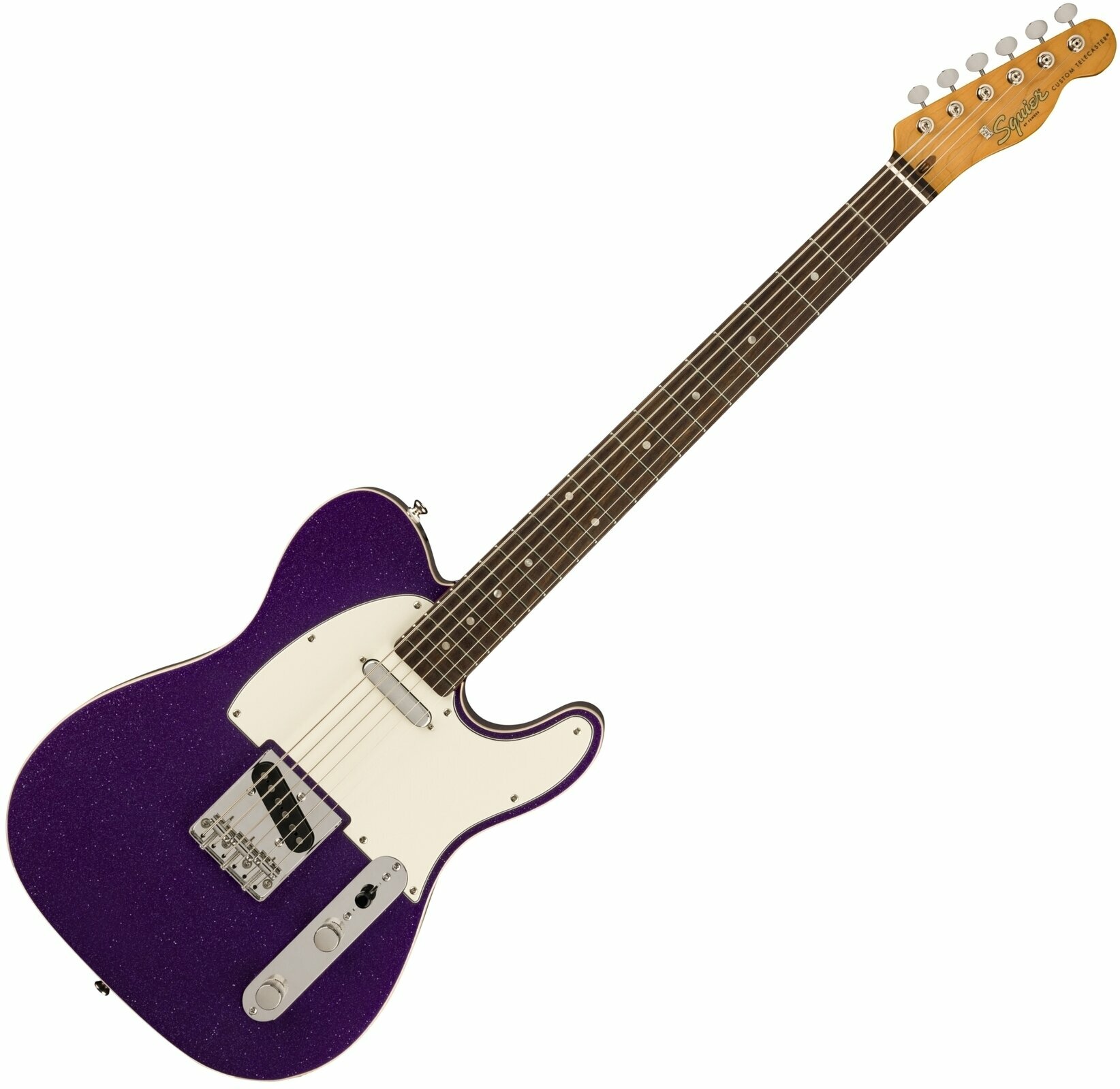 Guitare électrique Fender Squier FSR Classic Vibe Baritone Custom Telecaster Purple Sparkle