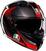 Helm AGV K3 Striga Black/Grey/Red L Helm
