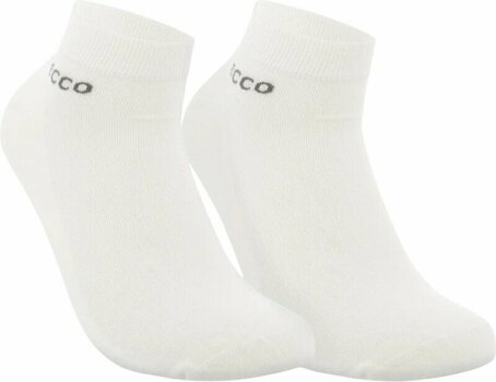 Meias Ecco Longlife Low Cut 2-Pack Socks Meias Bright White - 1