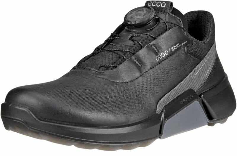 Calçado de golfe para mulher Ecco Biom H4 BOA Womens Golf Shoes Black/Magnet Black 42