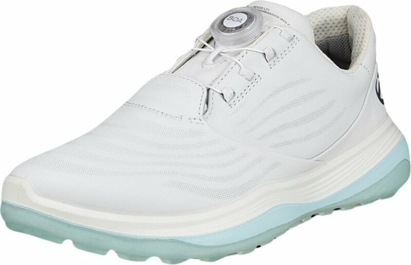 Pantofi de golf pentru femei Ecco LT1 BOA Womens Golf Shoes White 37