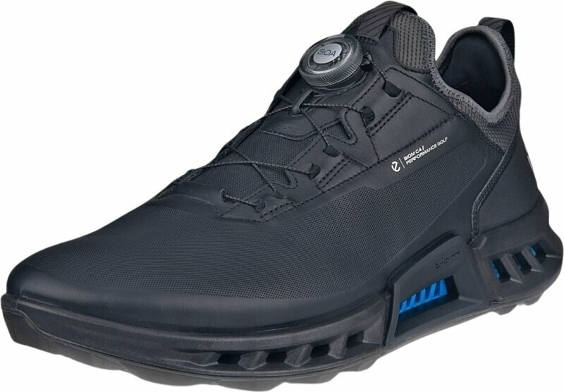 Férfi golfcipők Ecco Biom C4 BOA Mens Golf Shoes Black 40