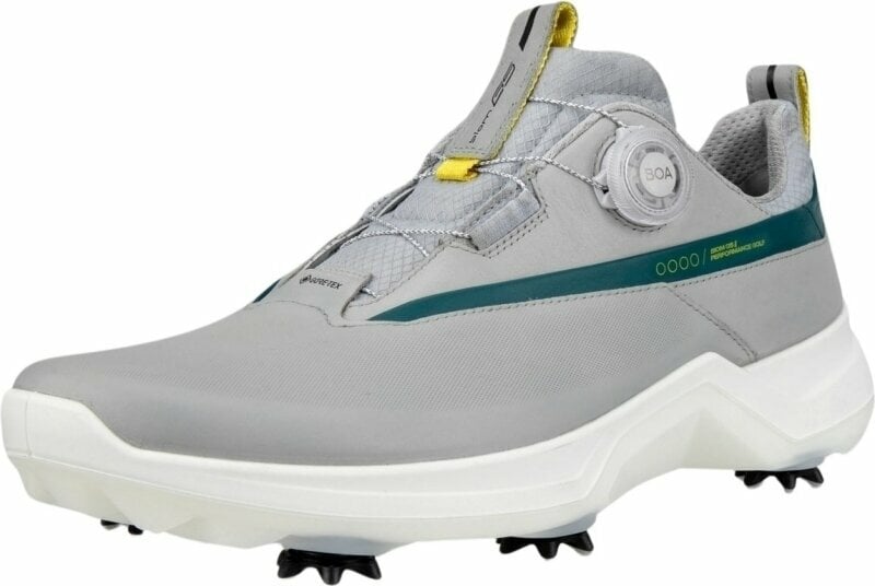 Golfsko til mænd Ecco Biom G5 BOA Mens Golf Shoes Concrete/Baygreen 39
