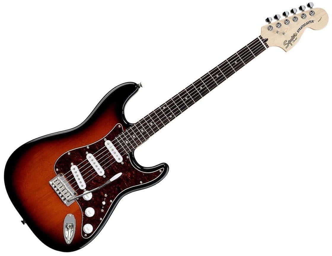 Elektrische gitaar Fender Squier Standard Stratocaster RW Antique Burst