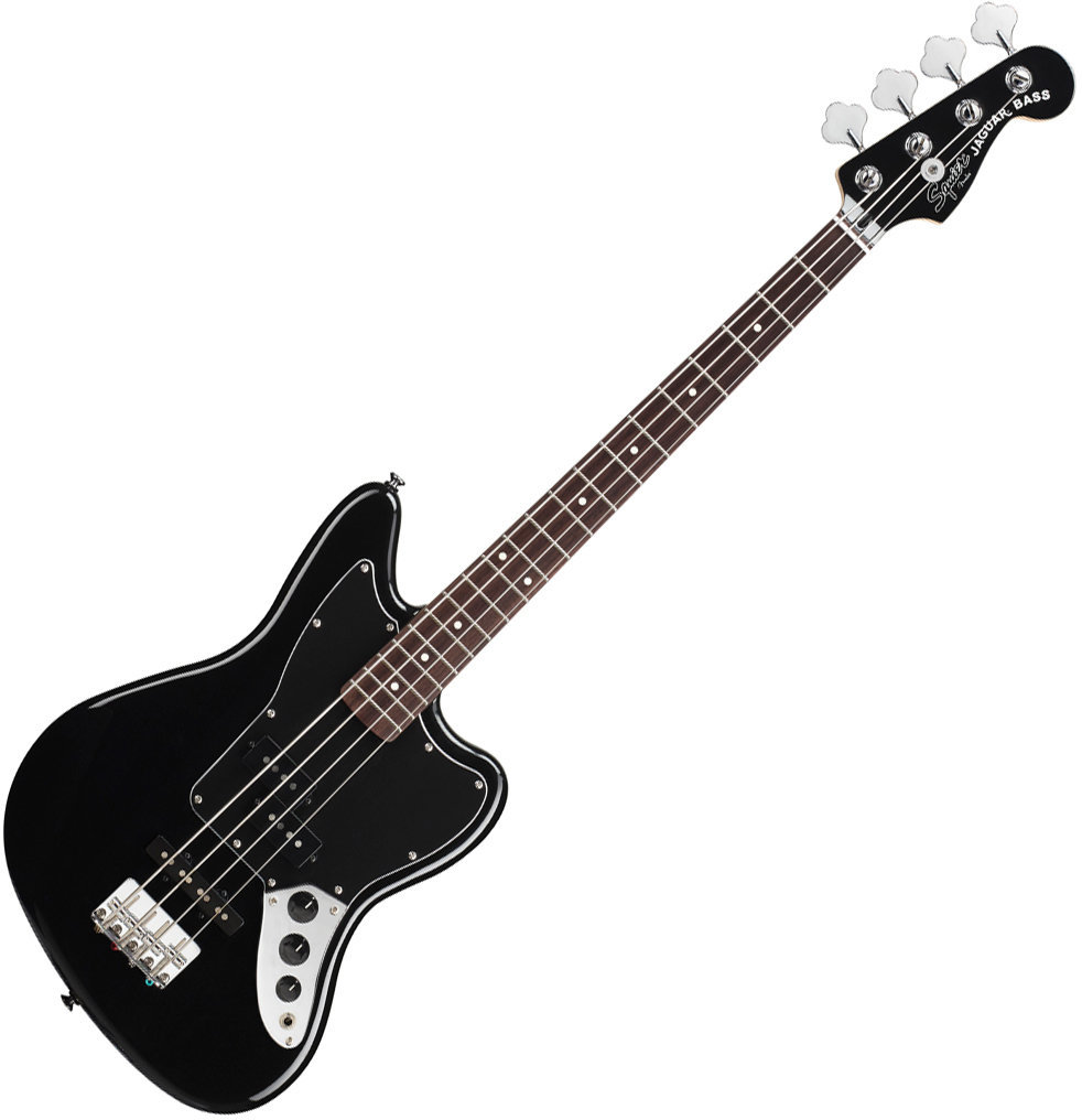 4-kielinen bassokitara Fender Squier Vintage Modified Jaguar Bass Special SS RW Black