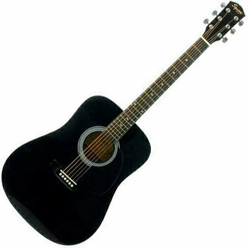 Dreadnought Guitar Fender Squier SA-105 Black - 1