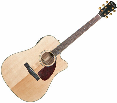Dreadnought elektro-akoestische gitaar Fender CD-320A SCE Natural - 1