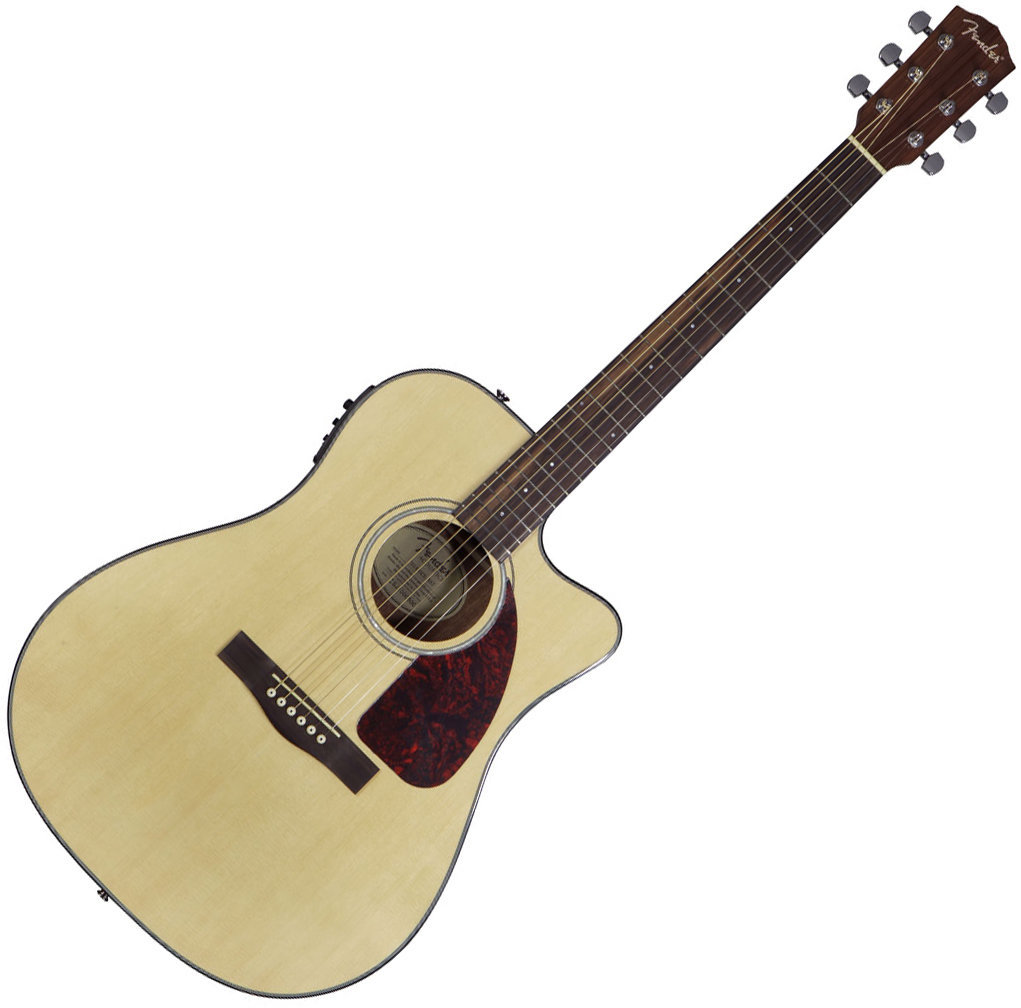 Guitare Dreadnought acoustique-électrique Fender CD-140 SCE Natural