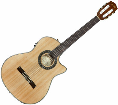 Klasická gitara s elektronikou Fender CN-240 SCE Thinline RW Natural - 1
