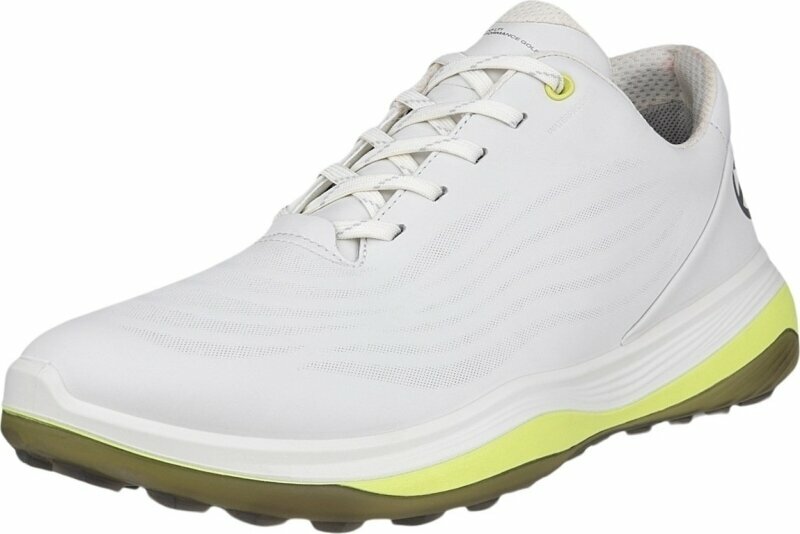 Férfi golfcipők Ecco LT1 Mens Golf Shoes White 45