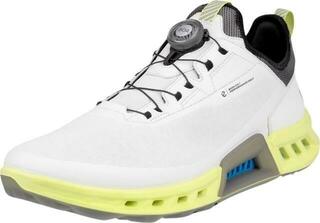 Pánske golfové topánky Ecco Biom C4 BOA White/Yellow 46 Pánske golfové topánky
