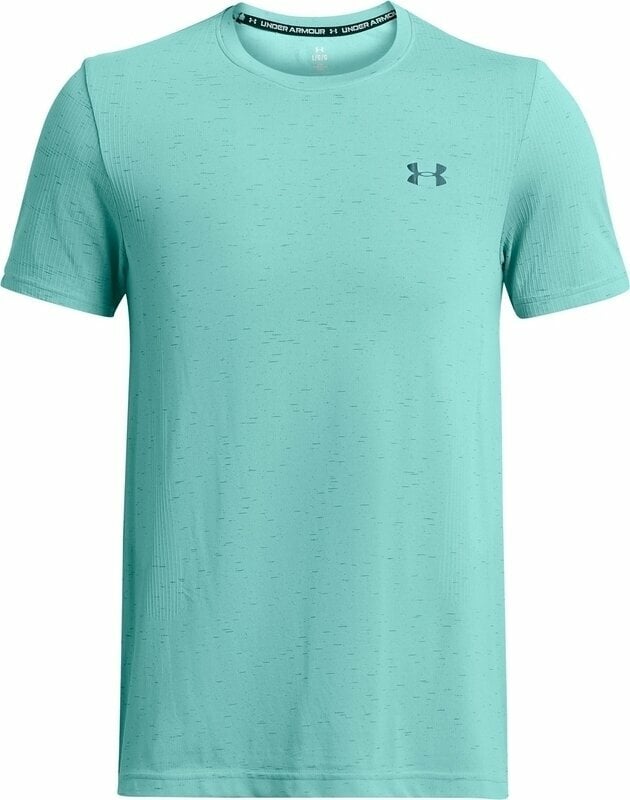 Träning T-shirt Under Armour Men's UA Vanish Seamless Short Sleeve Radial Turquoise/Circuit Teal S Träning T-shirt