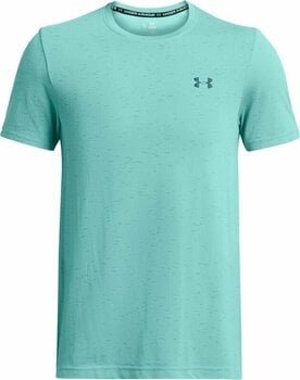 Fitness T-Shirt Under Armour Men's UA Vanish Seamless Short Sleeve Radial Turquoise/Circuit Teal M Fitness T-Shirt - 1