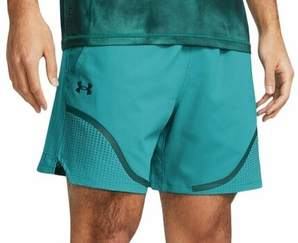 Fitness Trousers Under Armour Men's UA Vanish Woven 6" Graphic Shorts Circuit Teal/Hydro Teal/Hydro Tea S Fitness Trousers - 1
