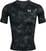 Fitness shirt Under Armour UA HG Armour Printed Short Sleeve Black/White L Fitness shirt