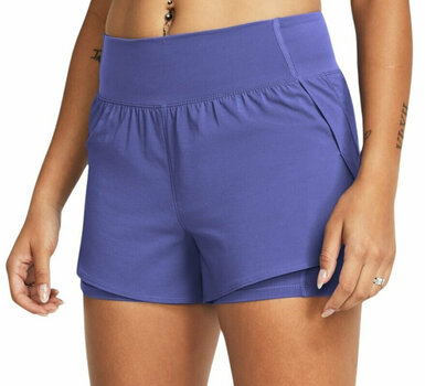 Фитнес панталон Under Armour Women's UA Flex Woven 2-in-1 Shorts Starlight/Starlight L Фитнес панталон - 1